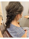 【W-ワット-新宿店 担当Satomi】編み下ろしヘアセット/結婚式