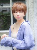 人気スタイル◎くせ毛風ショート 浅草