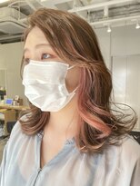 アヴァンス 京橋店(AVANCE) イヤリングカラー×ホワイトピンク