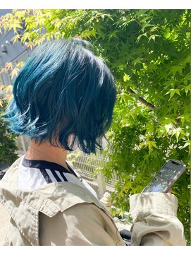 シー 柏(sii.) 外ハネボブ×ビビットグリーン