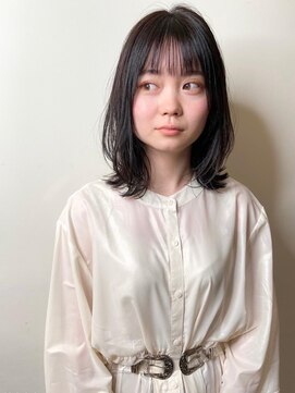 トップヘアー スパアンドリラクゼーション 安城(spa&relaxation) アンニョイ柔らかくびれ外ハネミディアム