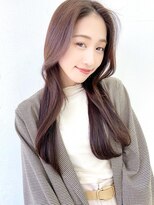 ケーツー心斎橋 クイーンズガーデン バイ ケーツー(K two QUEEN'S GARDEN by K two) センターパート外ハネストレート1/心斎橋&難波&なんば