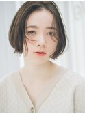切りっぱなしミニボブ