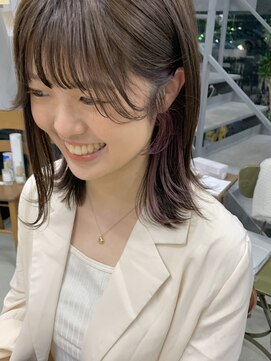 ヘアー アイス 御器所本店(HAIR ICI) ワンカールで簡単流れる顔まわりカット