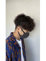 フゥ 宇都宮(FeU)&nbsp;波巻きスパイラルパーマツイストスパイラル　メンズパーマ