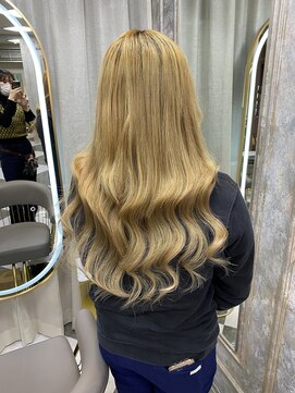 ガルボヘアー 名古屋栄店(garbo hair) #名古屋#栄#プルエクステ#ハイトーン#ロング#10代#20代