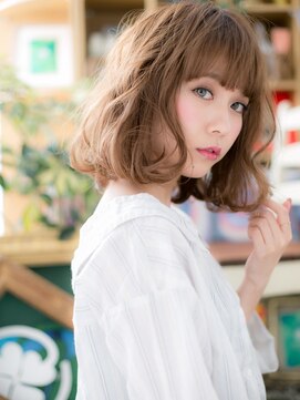 カバーヘアアンドスパ ブリス 浦和西口店(COVER HAIR & SPA bliss) くせ毛風ゆるふわ巻きうるツヤ小顔ミディh2浦和20代30代40代