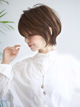 バンプ ギンザ(BUMP GINZA) 大人上品ショートボブ×透明感カラー【ERIKA】