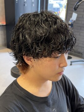 アビールブレ 新潟万代(ABEY LEVRAI) 新潟メンズパーマ 波巻きスパイラル 波巻きパーマ カラー