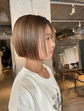髪質改善と縮毛矯正の専門店 サンティエ(scintiller) ミニボブ