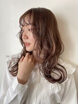 ハク(haku) ほんのりレイヤー × ピンクベージュ