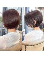 バンプ ギンザ(BUMP GINZA)&nbsp;30代、40代/丸みくびれショートボブ×白髪染めハイライト/大宮