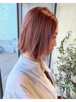 オーク 学芸大学(OAK)&nbsp;切りっぱなしボブピンクベージュ