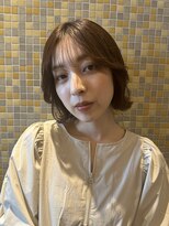 エクリフルール(equri fleur)&nbsp;【目黒】20代 30代 外ハネ韓国風ボブ #イルミナカラー