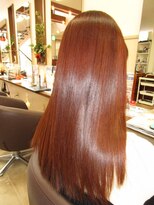 コアフィールフィス(COIFFURE fils) オレンジブラウン スーパーロング 髪質改善トリートメント