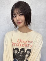 バース(BIRTH)&nbsp;天神【BIRTH】外ハネ切りっぱなしボブ前髪20代30代　3