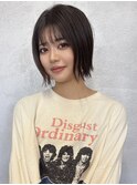 天神【BIRTH】外ハネ切りっぱなしボブ前髪20代30代 3