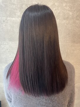 ブレイブ ヘアデザイン(BRaeVE hair design) インナーチェリーピンク