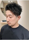 【30代】ツーブロショート×ツイスパ