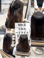 ダル 渋谷/表参道(DAL.)&nbsp;ハイライトと切れ毛さん