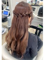 アーチバイケンジ(arch by kenje)&nbsp;ハーフアップアレンジ