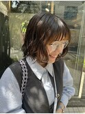 〇メルティーカラー/似合わせカット/ウェーブミディアム