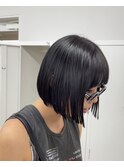 【井上】髪質改善縮毛矯正ストレート結べるボブ