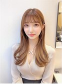 【Solis六本木】アプリコットベージュ×髪質改善トリートメント