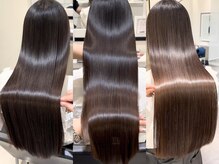 結果で選ぶなら!!美しい髪質とシルエットを追い求めるなら巻けるストレート＆髪質改善トリートメント◎