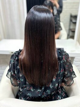 ウィズヘアー 東原店(Wiz hair)の写真/【東京の人気美容師が開発/最高峰の髪質改善】雨の日に浮いてくる切れ毛や癖を綺麗にしたい方にオススメ◎