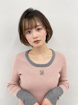 ロンドロゼ 池袋(Lond rose) ♪ミニウルフレイヤーカット顔周り前髪韓国ショートボブ/池袋