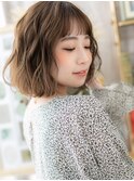 ■小顔ボブパーマ大人可愛いフレンチカジュアル52上尾30代40代