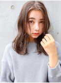 イメチェン/ホワイトブロンド/外ハネボブ/美髪/表参道/髪質改善