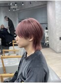 ハイライト/マッシュパーマ/ウルフ/アッシュブラック/渋谷駅