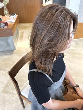 サラビューティーサイト 志免店(SARA Beauty Sight) ダメージを最小限に！ハイライトデザインカラー☆山之内