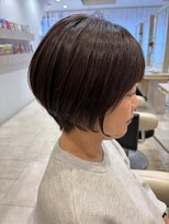 アッシュ 仙川店(Ash)&nbsp;20代30代40代50代耳かけショート前髪ありハンサムショートカット