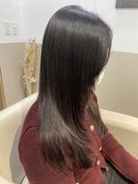 シュヴーブリヤン(cheveux brillants)&nbsp;『ココアブラウン』艶髪ストレートロング×ミディアムレイヤー