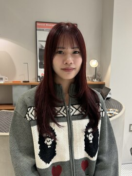 レイヤー＋ブラウンレッド