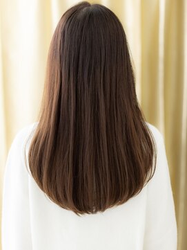 カバーヘア ブリス 上尾西口店(COVER HAIR bliss) 美髪オリーブグレー大人美人顔周りレイヤーロングY上尾30代40代!