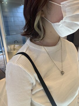 ナンブスカイ(nambu-SKY) White beige × Violet brown