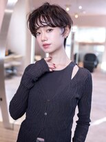 ハバナ 新宿(HAVANA)&nbsp;ミディアムレイヤーカットxダークブラウン/前髪カタログ