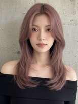 エイチ ウルフカット 大阪梅田(811)&nbsp;50代ハンサムショートショートバレイヤージュクラゲヘアパーマ