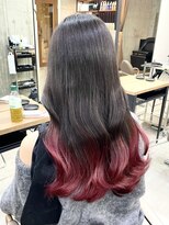 サクラ オモテサンドウ(SAKURA) チェリーピンクグラデーション/デザインカラー/髪質改善/表参道