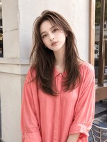 サンク(thank)&nbsp;シアーベージュの大人のロングレイヤー