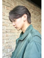 ルル 表参道(lulu.) メンズセンターパート/表参道メンズカット/メンズハイトーン