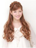 編みこみハーフアップ<六本木1分★¥2000～>