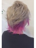 ウルフカット×2トーンカラー＝強め女子★【レセ新松戸駅前店】