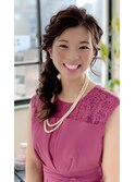 エルサ風ふわもこサイドアップ