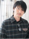 ツーブロック×大人無造作ショートA