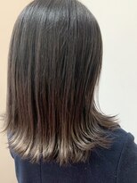 リアン(Lien) Lien☆イルミナナチュラルバレイヤージュ×外ハネボブスタイル